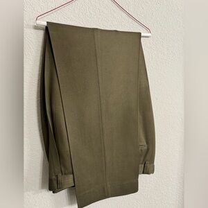 Olive Green Tommy Bahama Pleated Dress Slacks